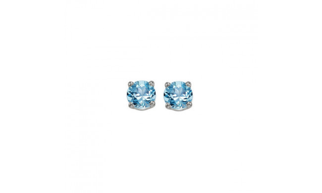 Gems One 14Kt White Gold Blue Topaz (1/2 Ctw) Earring - EBR40-4W