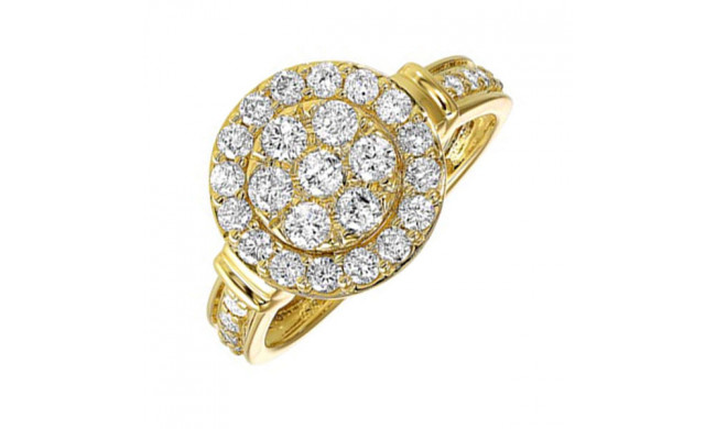 Gems One 14Kt Yellow Gold Diamond (1Ctw) Ring - RG11001-4YD