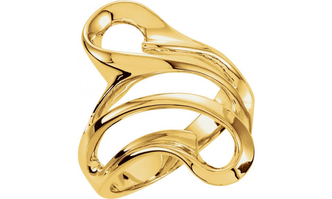 14K Yellow Freeform Ring - 531020179P