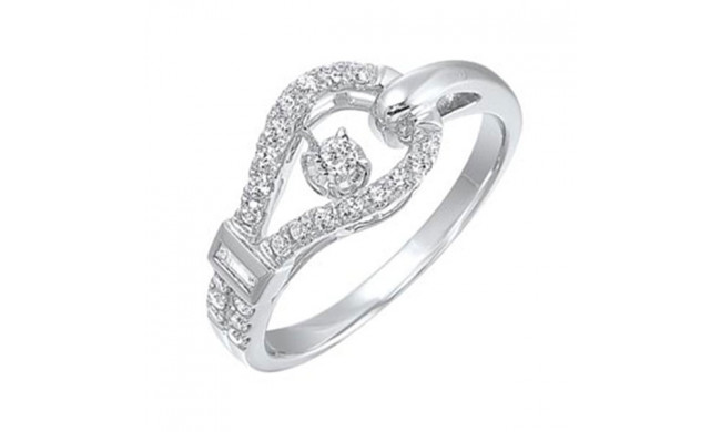 Gems One 14Kt White Gold Diamond (1/3Ctw) Ring - RG11000-4WC