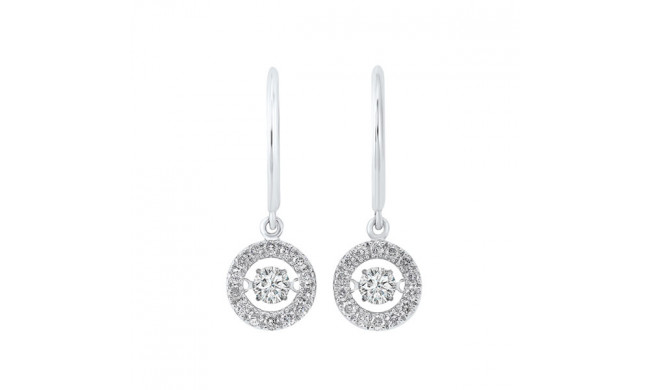 Gems One 14Kt White Gold Diamond (1Ctw) Earring - ROL2065-4WC