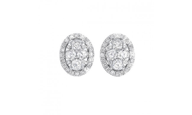 Gems One 14Kt White Gold Diamond (3/4Ctw) Earring - ER10252-4WC