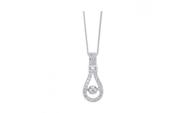 Gems One 14Kt White Gold Diamond (1/3Ctw) Pendant - PD10532-4WC