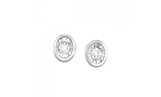 Gems One 14Kt White Gold Diamond (1/6Ctw) Earring - ER10673-4WD