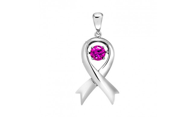 Gems One 14KT White Gold Rhythm Of Love Neckwear Pendant - ROL1212-4WR
