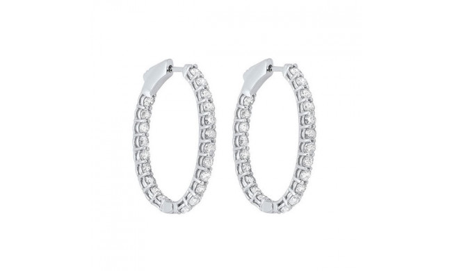 Gems One 14Kt White Gold Diamond (2Ctw) Earring - ER10126-4WF