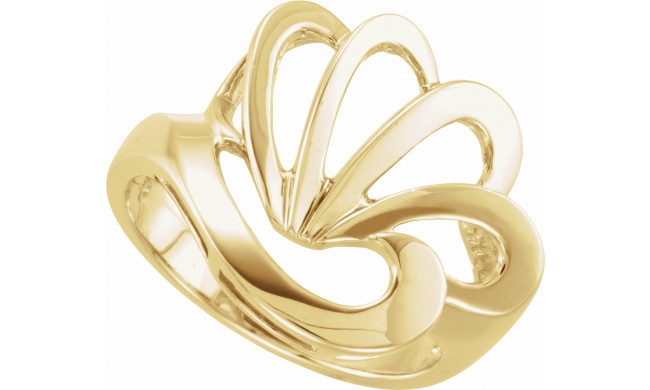 14K Yellow Freeform Ring - 51586273P