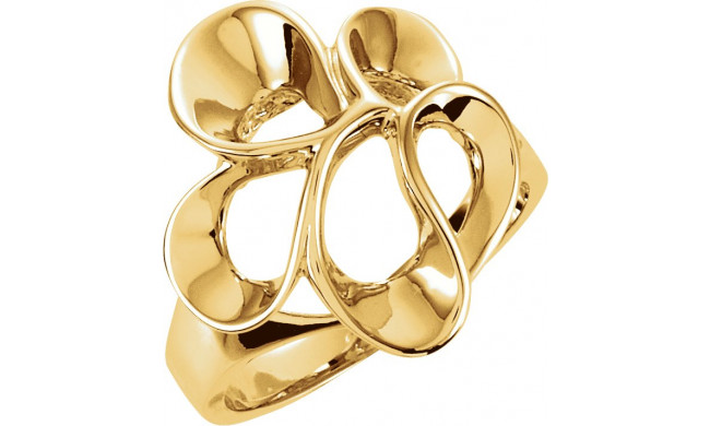 14K Yellow Freeform Ring - 51416225P