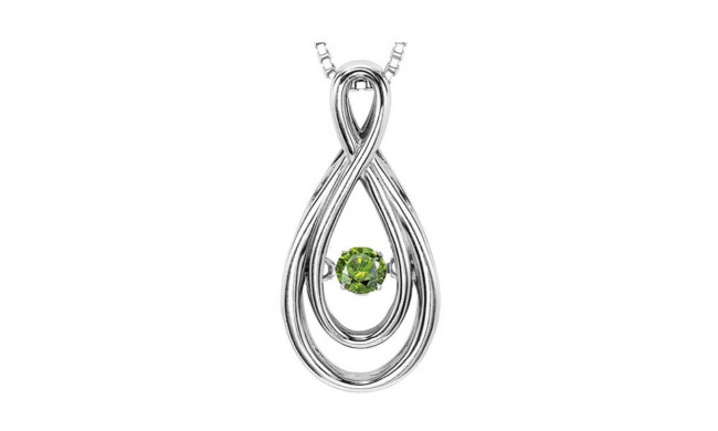 Gems One 14KT White Gold & Diamond Rhythm Of Love Neckwear Pendant  - 1/10 ctw - ROL1008-4WGD