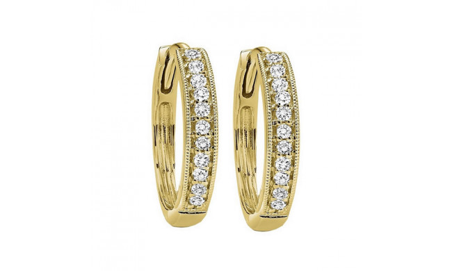 Gems One 10Kt Yellow Gold Diamond (1/6Ctw) Earring - FE2065-1YD