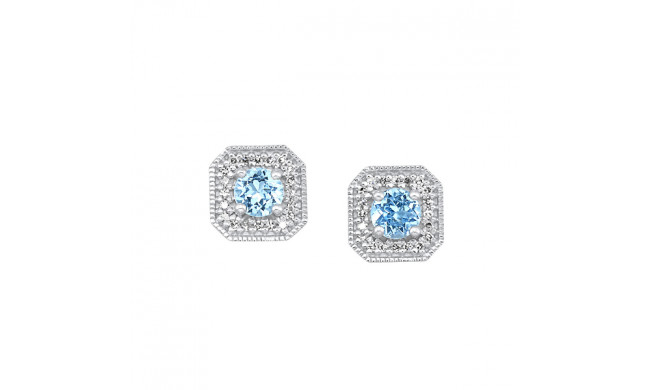 Gems One 10Kt White Gold Diamond (1/10 Ctw) Earring - ER10669-1WSCB