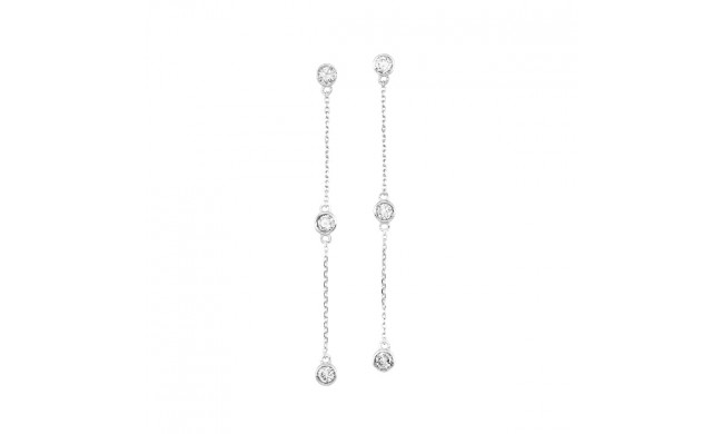 Gems One 14Kt W Earring 1/4Ctw - ER10654/25-4WF