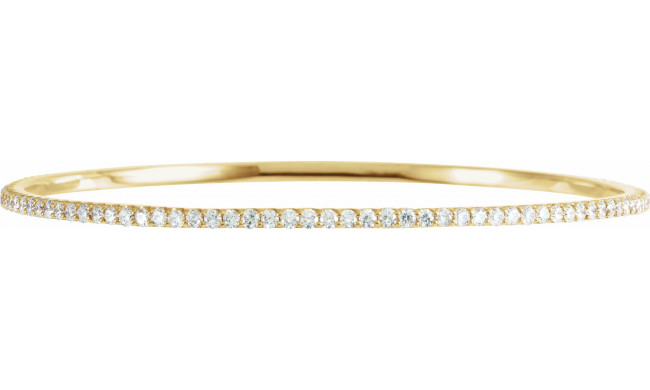 14K Yellow 3 CTW Diamond Stackable Bangle 8 Bracelet - 6733760007P