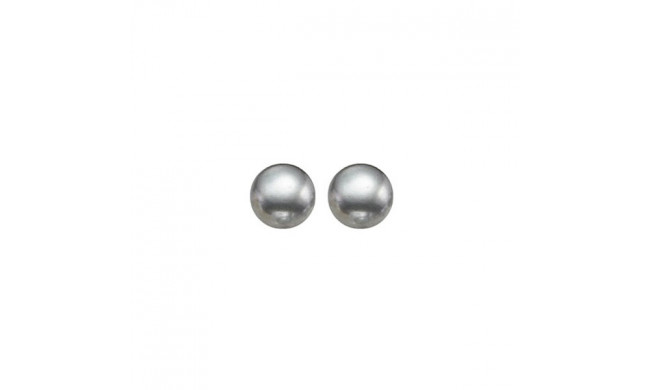 Gems One Silver Pearl (2 Ctw) Earring - FGPS4.5-SS