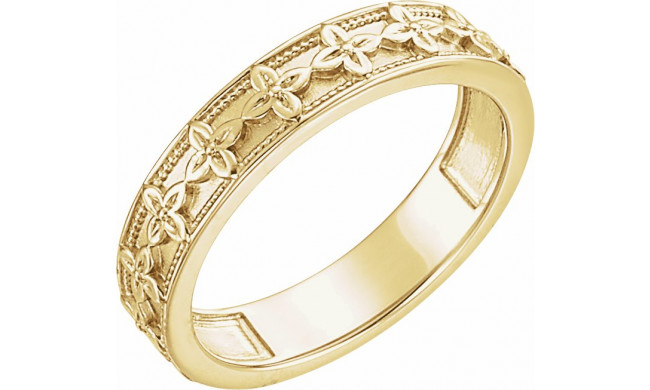14K Yellow Stackable Ring - 51700102P