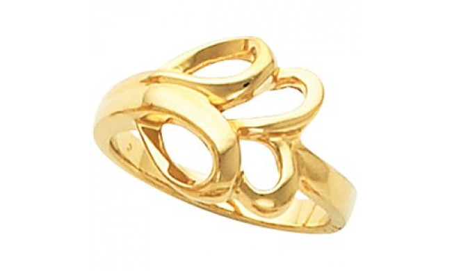 14K Yellow Freeform Ring - 5706105265P