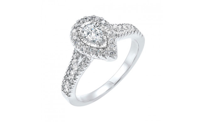 Gems One 14Kt White Gold Diamond(3/4Ctw) Ring - RG69965-4WB