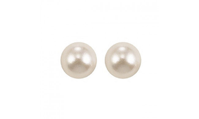 Gems One 14Kt White Gold Pearl (1 Ctw) Earring - PS8.5AAA-4W