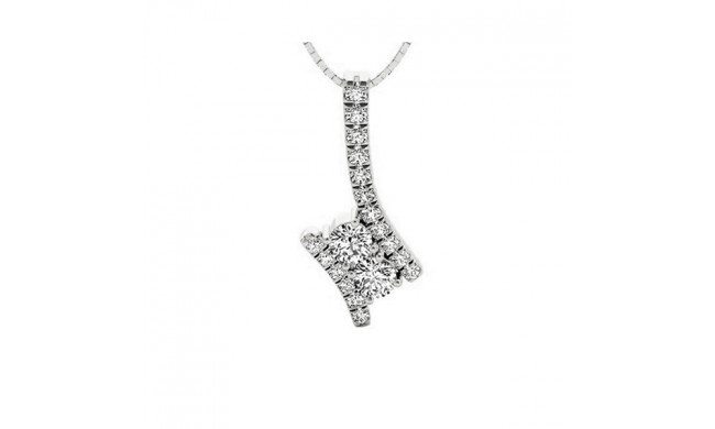 Gems One 14Kt White Gold Diamond (3/4Ctw) Pendant - TWO1001/75-4WC
