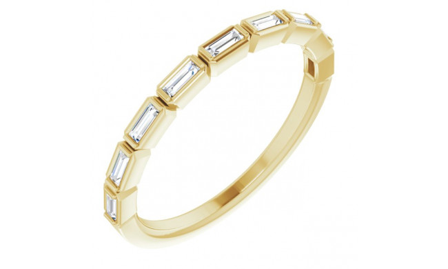 14K Yellow 1/5 CTW Diamond Anniversary Band - 123020605P