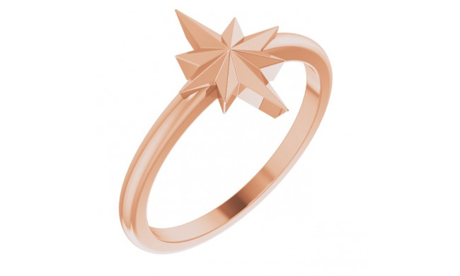 14K Rose Starburst Ring - 51945103P