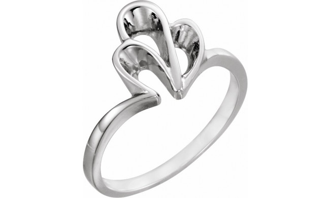 14K White Freeform Remount Ring - 537120387P