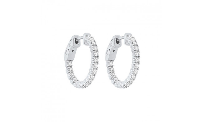 Gems One 14Kt White Gold Diamond (1Ctw) Earring - FE1184-4WC