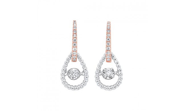 Gems One 10Kt White Rose Gold Diamond (1/4Ctw) Earring - ER10503-1WPL