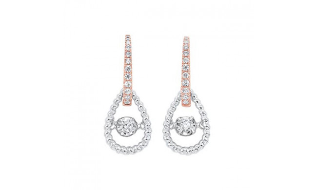 Gems One 10Kt White Rose Gold Diamond (1/4Ctw) Earring - ER10503-1WPL