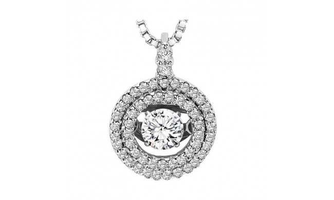 Gems One 14KT White Gold & Diamonds Stunning Neckwear Pendant - 2 ctw - ROL1137-4WC