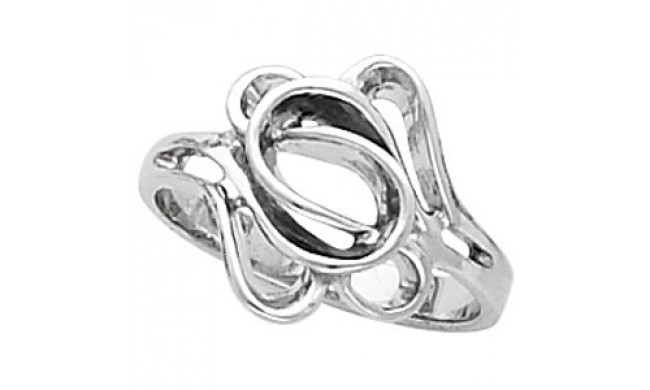 14K White Freeform Ring - 535313610P