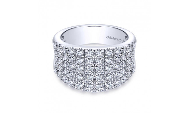 Gabriel & Co. 14k White Gold Lusso Diamond Ring - LR6365W44JJ