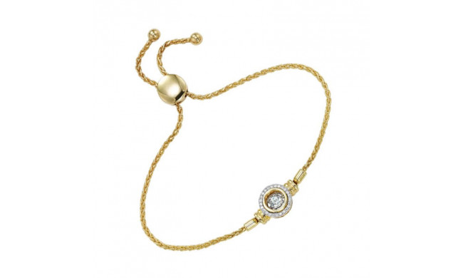 Gems One 14KT Yellow Gold & Diamond Rhythm Of Love Bracelet  - 1/4 ctw - ROL1237-4YC