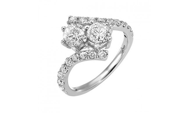 Gems One 14Kt White Gold Diamond(1/2Ctw) Ring - TWO3001/50-4WC