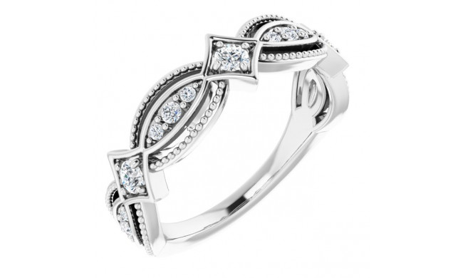 14K White 1/3 CTW Diamond Anniversary Band - 123324600P