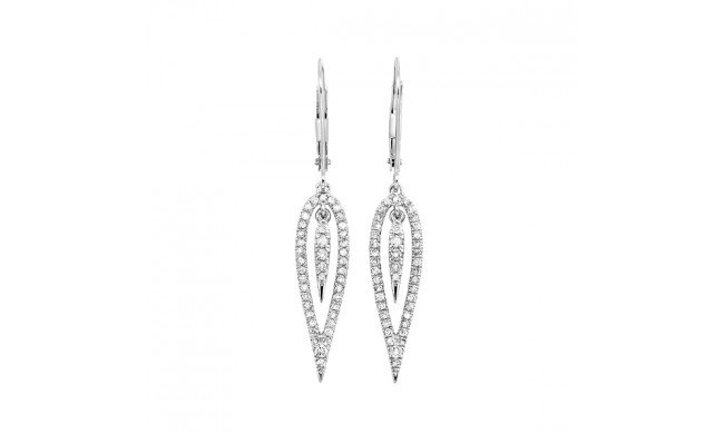 Gems One 14Kt White Gold Diamond (1/2Ctw) Earring - ER10667-4WD