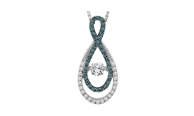 Gems One 14KT Yellow Gold & Diamond Rhythm Of Love Neckwear Pendant  - 5/8 ctw - ROL1011-4YCBL