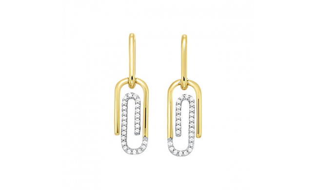Gems One 10Kt Yellow Gold Diamond (1/6Ctw) Earring - ER10377-1YSC