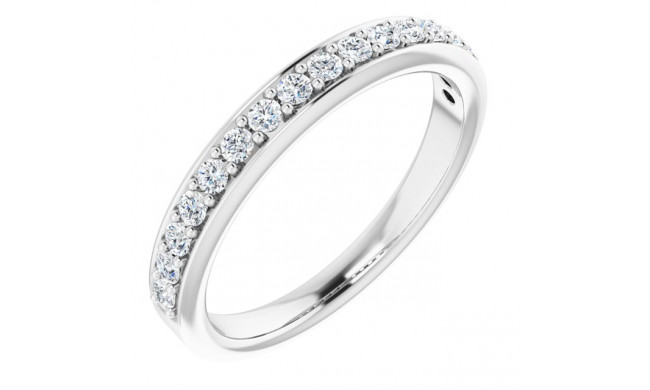 14K White 1/3 CTW Diamond Anniversary Band - 1231926004P