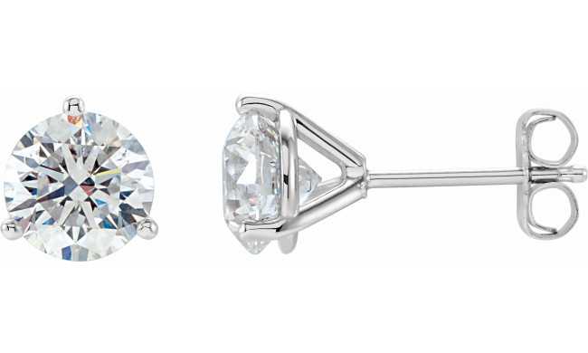 14K White 2 CTW Diamond Stud Earrings - 6623360121P