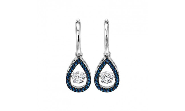 Gems One 14KT White Gold & Diamond Rhythm Of Love Fashion Earrings  - 3/4 ctw - ROL1015-4WCBL