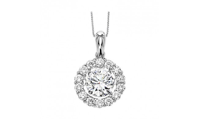 Gems One 14KT White Gold & Diamond Rhythm Of Love Neckwear Pendant  - 2-1/2 ctw - ROL1093-4WC