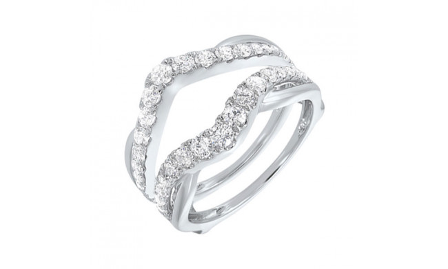 Gems One 14Kt White Gold Diamond (1Ctw) Ring - RG10278-4WD