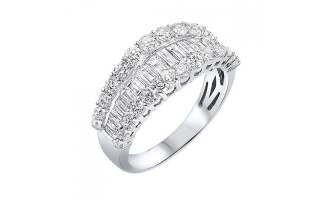 Gems One 14Kt White Gold Diamond (1Ctw) Ring - RG10241-4WC