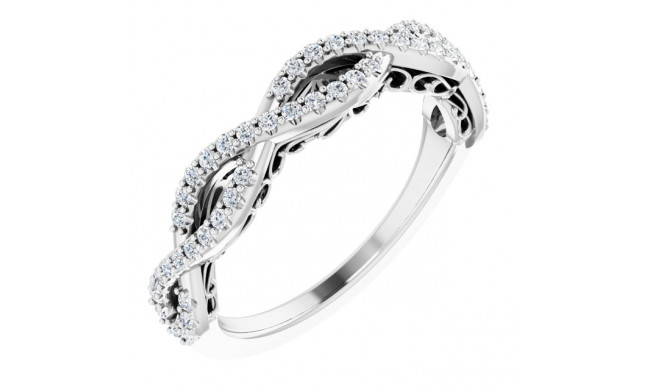 14K White 1/4 CTW Diamond Anniversary Band - 123125600P