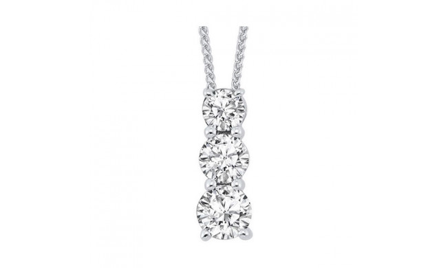 Gems One 14Kt White Gold Diamond (1Ctw) Pendant - PD10310-4WC