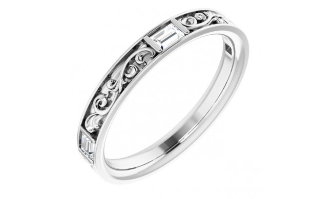 14K White 1/4 CTW Diamond Anniversary Band - 123683600P