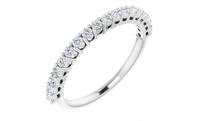 14K White 1/3 CTW Diamond Anniversary Band - 12297860001P