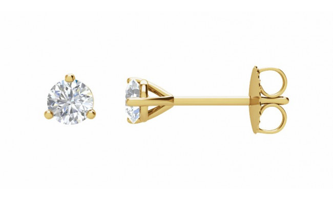 14K Yellow 1/5 CTW Diamond Stud Earrings - 6623360130P