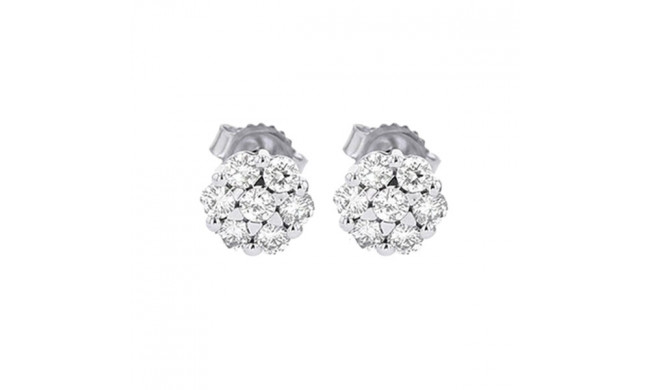 Gems One 14Kt White Gold Diamond (1/2Ctw) Earring - ER29580-4WH